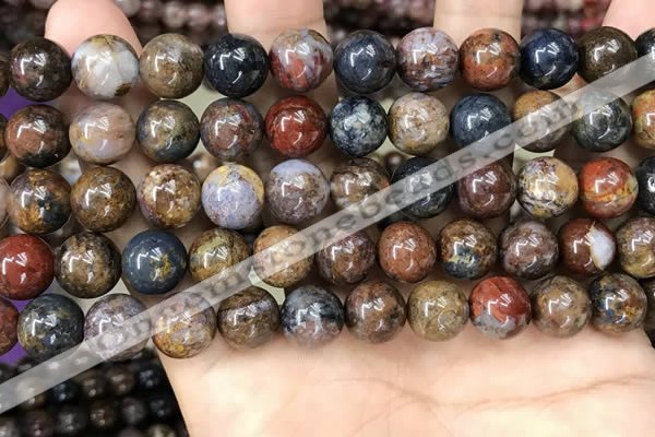 CPB1036 15.5 inches 10mm round pietersite gemstone beads