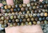 CPB1065 15.5 inches 4mm faceted round natural pietersite beads