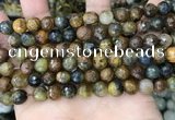 CPB1067 15.5 inches 8mm faceted round natural pietersite beads