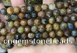 CPB1068 15.5 inches 10mm faceted round natural pietersite beads