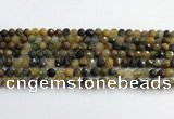 CPB1076 15.5 inches 6mm faceted round natural pietersite beads