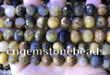 CPB1084 15.5 inches 12mm faceted round pietersite gemstone beads