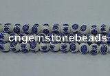 CPB531 15.5 inches 6mm round Painted porcelain beads