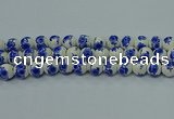 CPB541 15.5 inches 6mm round Painted porcelain beads