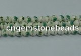 CPB581 15.5 inches 6mm round Painted porcelain beads