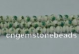 CPB583 15.5 inches 10mm round Painted porcelain beads