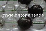 CPC04 15.5 inches 10mm round green phantom quartz beads wholesale