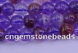 CPC601 15.5 inches 6mm round purple phantom quartz beads