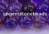 CPC604 15.5 inches 12mm round purple phantom quartz beads