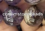 CPC615 15.5 inches 16mm round purple phantom quartz beads