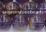 CPC667 15.5 inches 10mm round purple phantom quartz beads wholesale