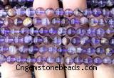 CPC716 15 inches 6mm round natural purple phantom quartz beads