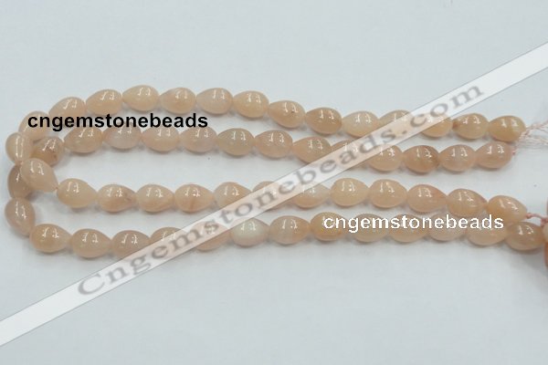 CPI02 15.5 inches 10*14mm teardrop pink aventurine jade beads