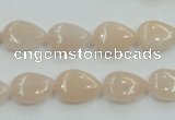 CPI04 15.5 inches 10*14mm flat teardrop pink aventurine jade beads