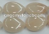 CPI05 15.5 inches 18*25mm flat teardrop pink aventurine jade beads