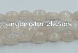 CPI07 15.5 inches 8*10mm oval pink aventurine jade beads wholesale