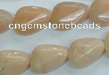 CPI104 15.5 inches 15*20mm nuggets pink aventurine jade beads