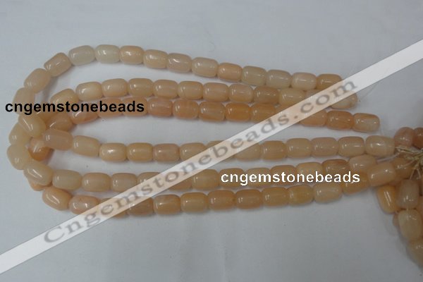 CPI160 15.5 inches 10*14mm drum pink aventurine jade beads