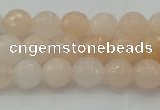 CPI210 15.5 inches 4mm faceted round pink aventurine jade beads