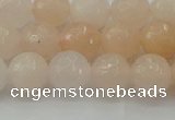 CPI211 15.5 inches 6mm faceted round pink aventurine jade beads