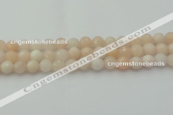 CPI213 15.5 inches 10mm faceted round pink aventurine jade beads