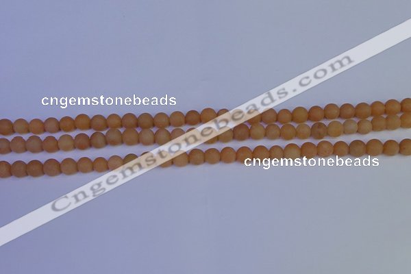 CPI301 15.5 inches 6mm round matte red aventurine beads wholesale