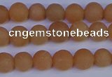 CPI302 15.5 inches 8mm round matte red aventurine beads wholesale