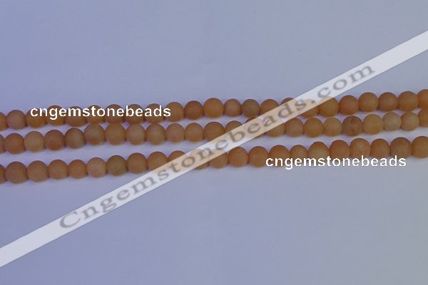 CPI302 15.5 inches 8mm round matte red aventurine beads wholesale