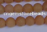 CPI303 15.5 inches 10mm round matte red aventurine beads wholesale