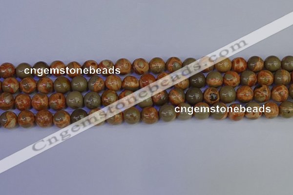 CPJ463 15.5 inches 10mm round African picture jasper beads