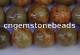 CPJ465 15.5 inches 14mm round African picture jasper beads