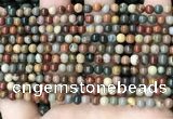 CPJ480 15.5 inches 4mm round polychrome jasper beads wholesale