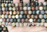 CPJ482 15.5 inches 8mm round polychrome jasper beads wholesale