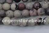 CPJ601 15.5 inches 6mm round purple striped jasper beads wholesale