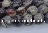 CPJ604 15.5 inches 12mm round purple striped jasper beads wholesale