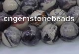 CPJ605 15.5 inches 14mm round purple striped jasper beads wholesale