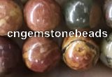 CPJ635 15.5 inches 8mm round picasso jasper beads wholesale