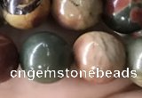 CPJ636 15.5 inches 10mm round picasso jasper beads wholesale