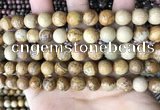 CPJ661 15.5 inches 10mm round picture jasper beads wholesale