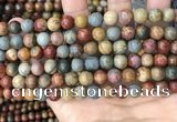 CPJ672 15.5 inches 8mm round picasso jasper beads wholesale