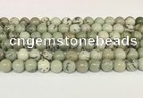 CPJ702 15.5 inches 8mm round greeting pine jasper beads