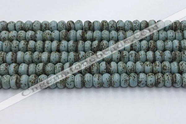 CPL104 15.5 inches 5*8mm rondelle linden beads wholesale