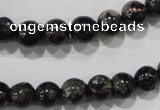 CPM02 15.5 inches 8mm round plum blossom jade beads wholesale