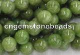 CPO03 15.5 inches 10mm round olivine gemstone beads wholesale