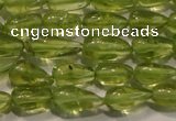 CPO113 15 inches 3.5*5mm teardrop natural peridot beads wholesale