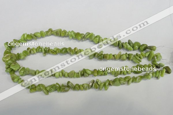 CPO40 15.5 inches 4*10mm – 10*12mm olivine chips beads wholesale