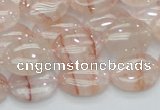 CPQ11 15.5 inches 13*18mm oval natural pink quartz beads wholesale