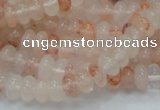 CPQ14 15.5 inches 5*8mm rondelle natural pink quartz beads