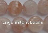 CPQ208 15.5 inches 18mm faceted round natural pink quartz beads