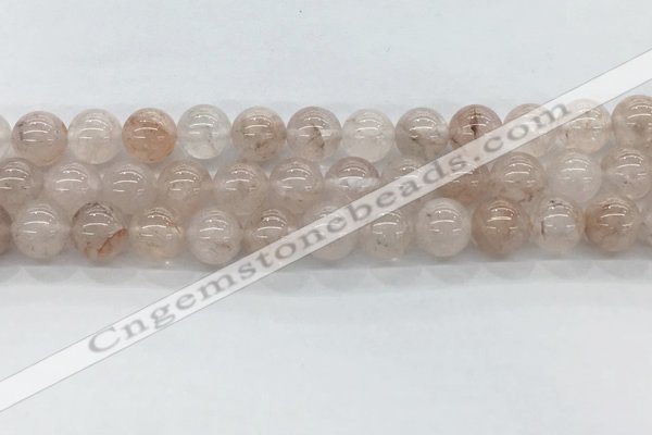 CPQ253 15.5 inches 10mm round natural pink quartz beads wholesale